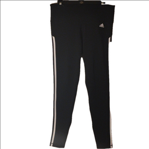 Adidas NWT size large black 7/8 tight high rise pants. Great for the gym!!